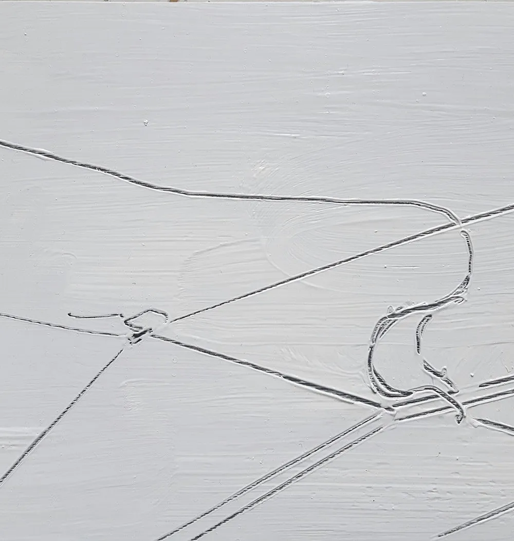 Koninginneweg 10 november II - 2016 - olieverf op papier - 15 x 21 cm