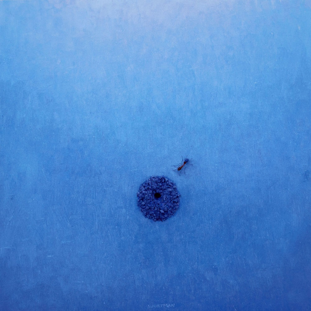 Stijn Rietman - De Pigmentwerkster - 2016 - olieverf op paneel - 22 x 22 cm