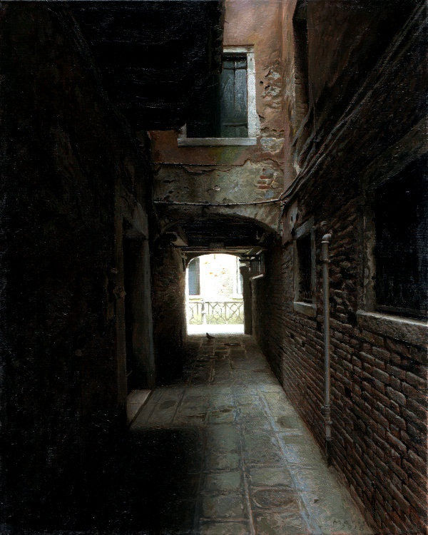 Jan Maris - Doorgang III - 2015 - olieverf op doek - 49 × 39 cm