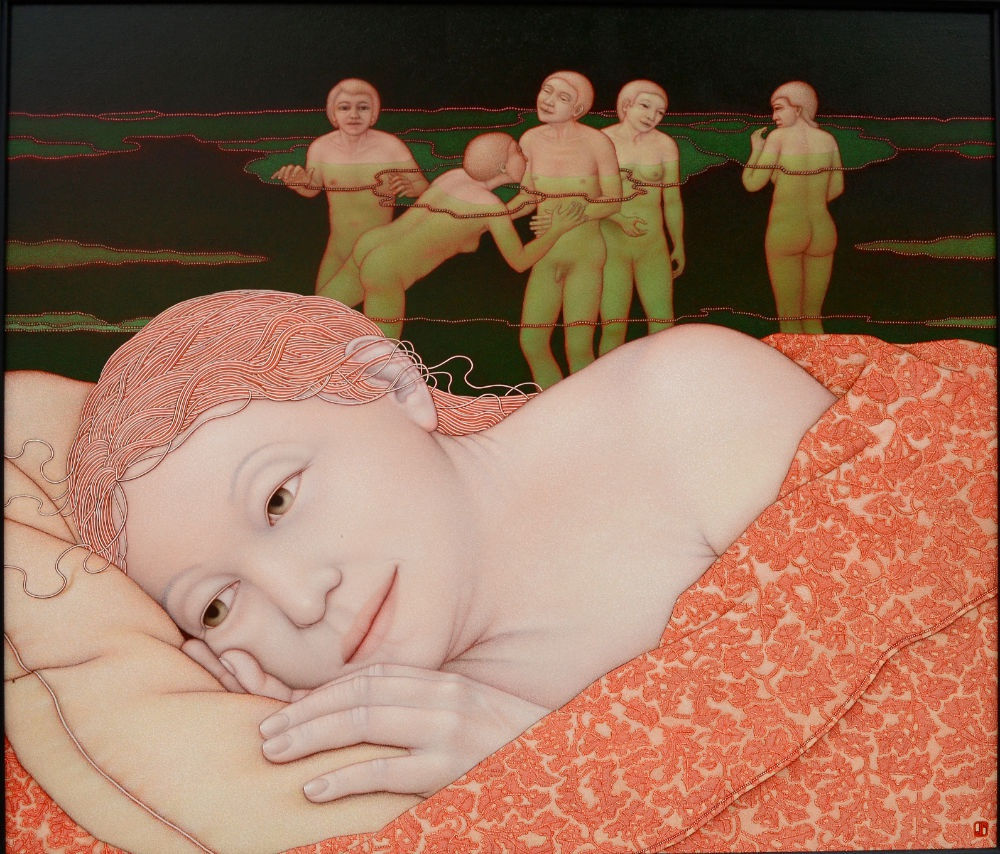 Dick Pieters - Droom - 2014 - olieverf op paneel - 60 x 70 cm