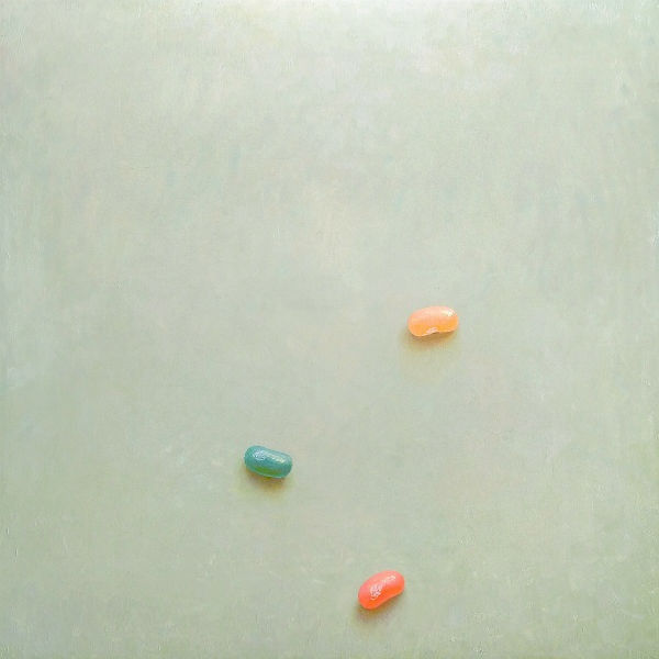 Stijn Rietman - Jelly Belly Beans - 2019 - olieverf op hout - 19,5 x 19,5 cm