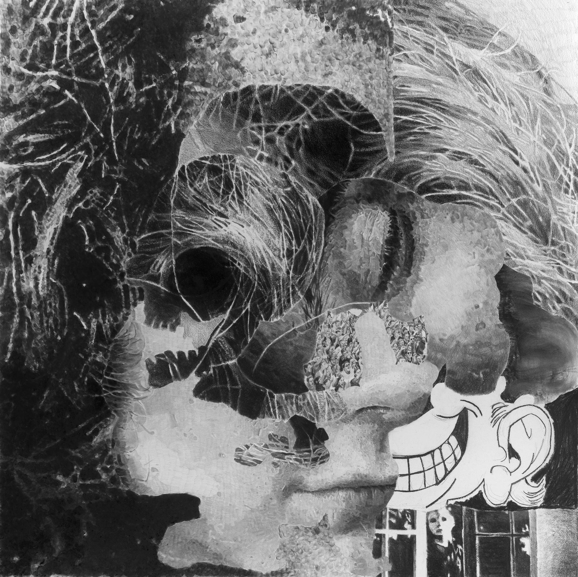 Jérôme Zonder, Étude pour un portrait de Pierre-François #24, 2021