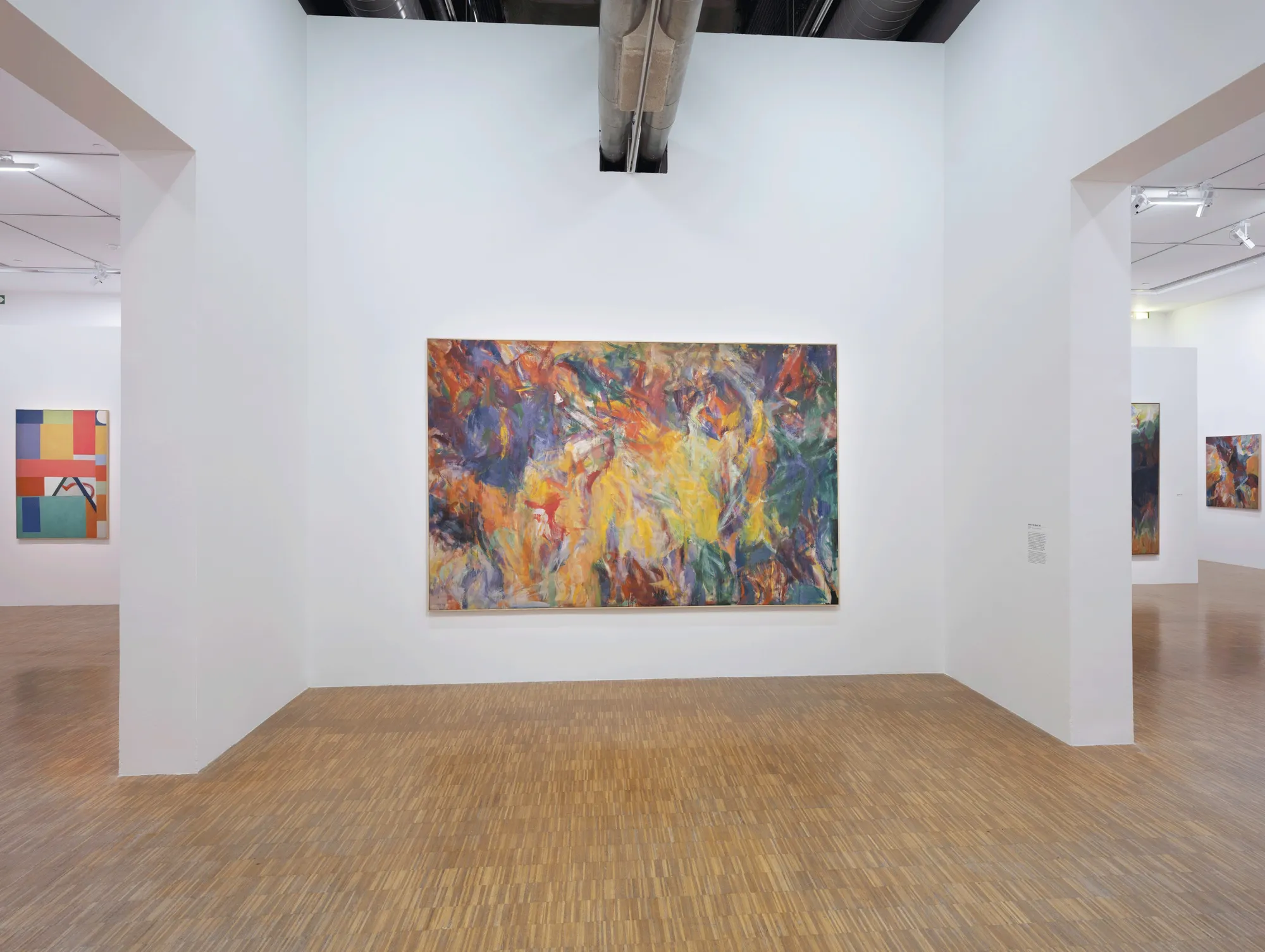 Vues de l’exposition Shirley Jaffe. Une Américaine à Paris, Centre Pompidou, Paris, Galerie du Musée et Galerie d’art graphique, Niveau 4. 20 avril - 29 août 2022 © Centre Pompidou, Helene Mauri