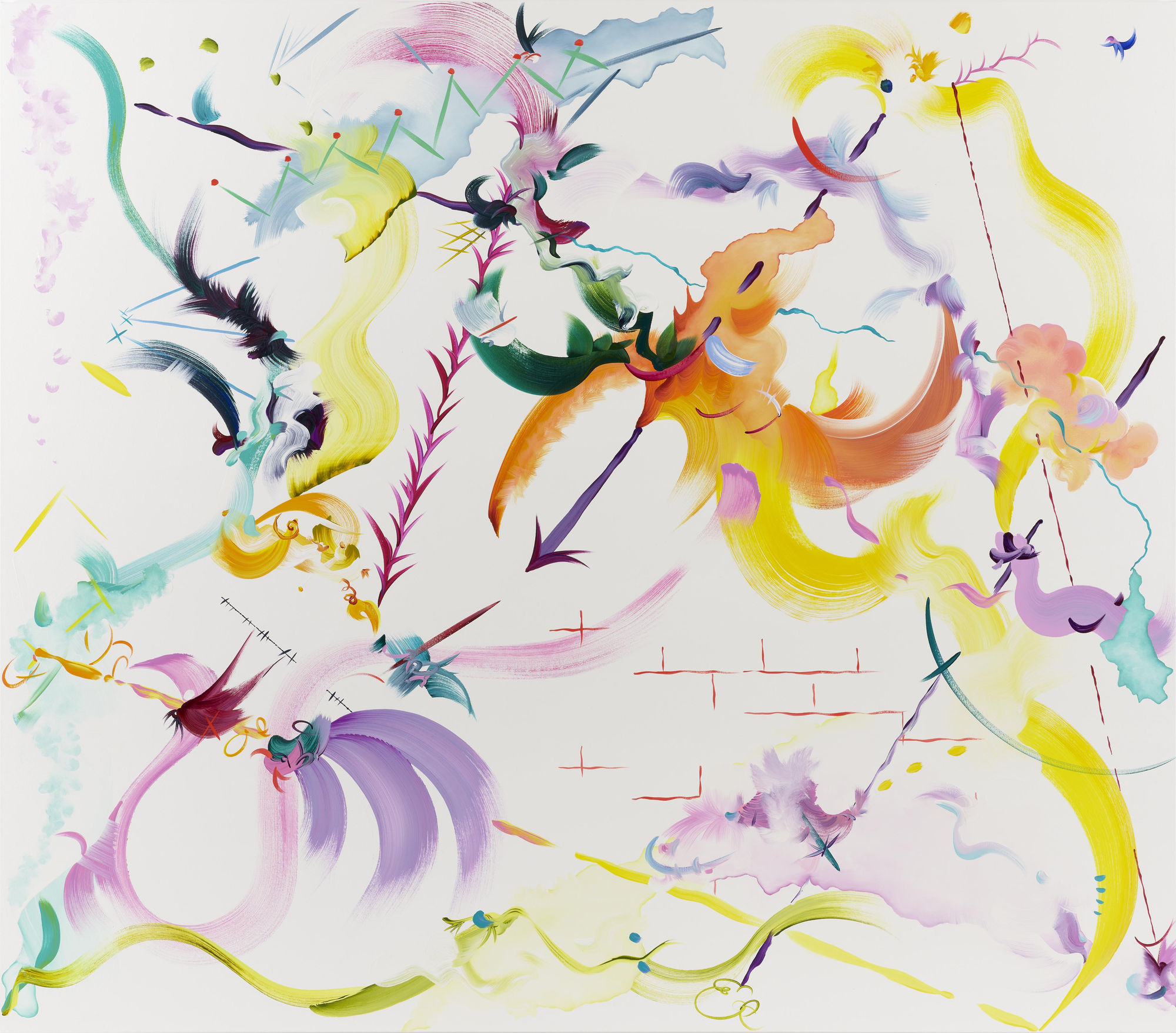 Fiona Rae, Abstract 11, 2019