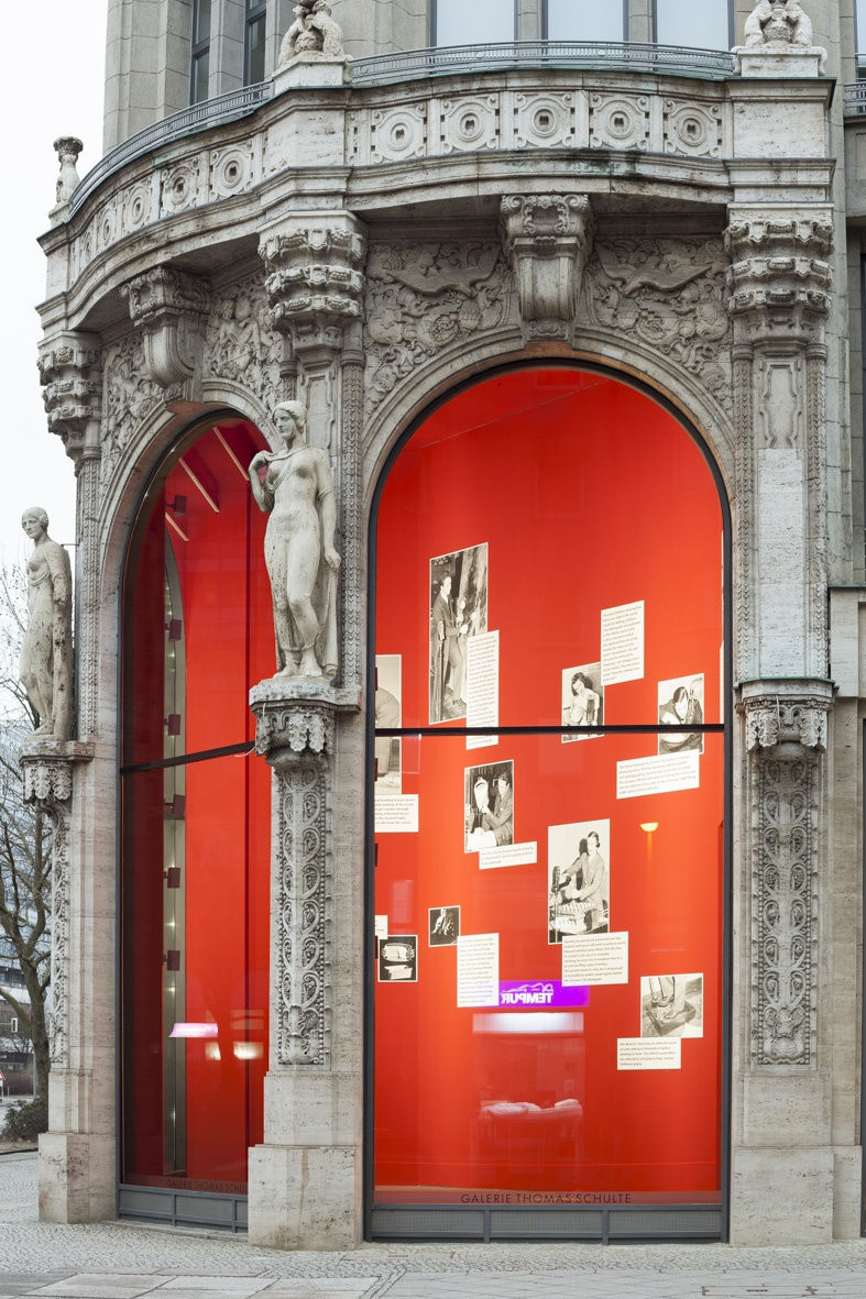 Installation view at Galerie Thomas Schulte, 2017