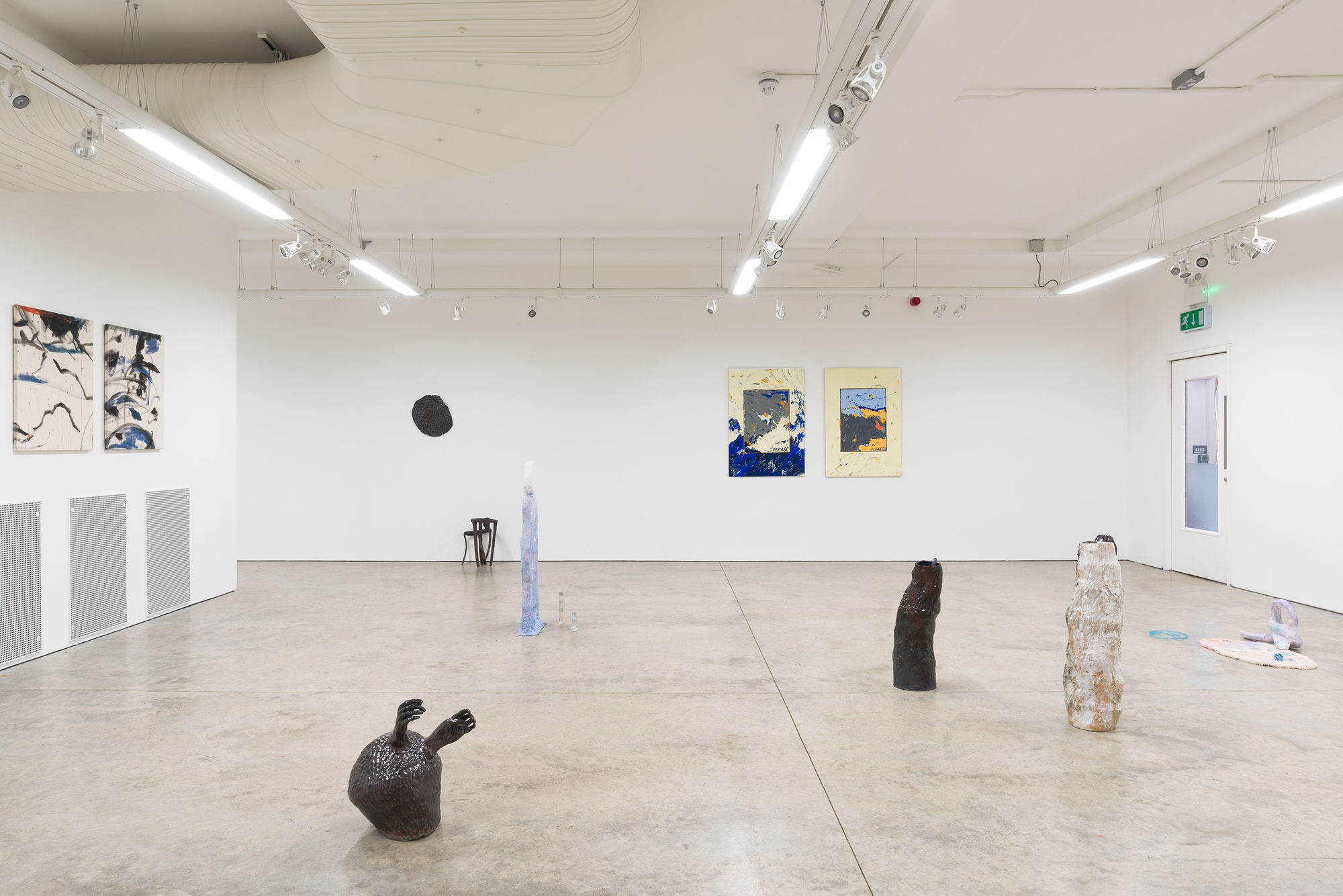 Paintings and Prints, Alice Hartley Ceramics, Lily German Sculpture and Textile, Sebastian Sochan