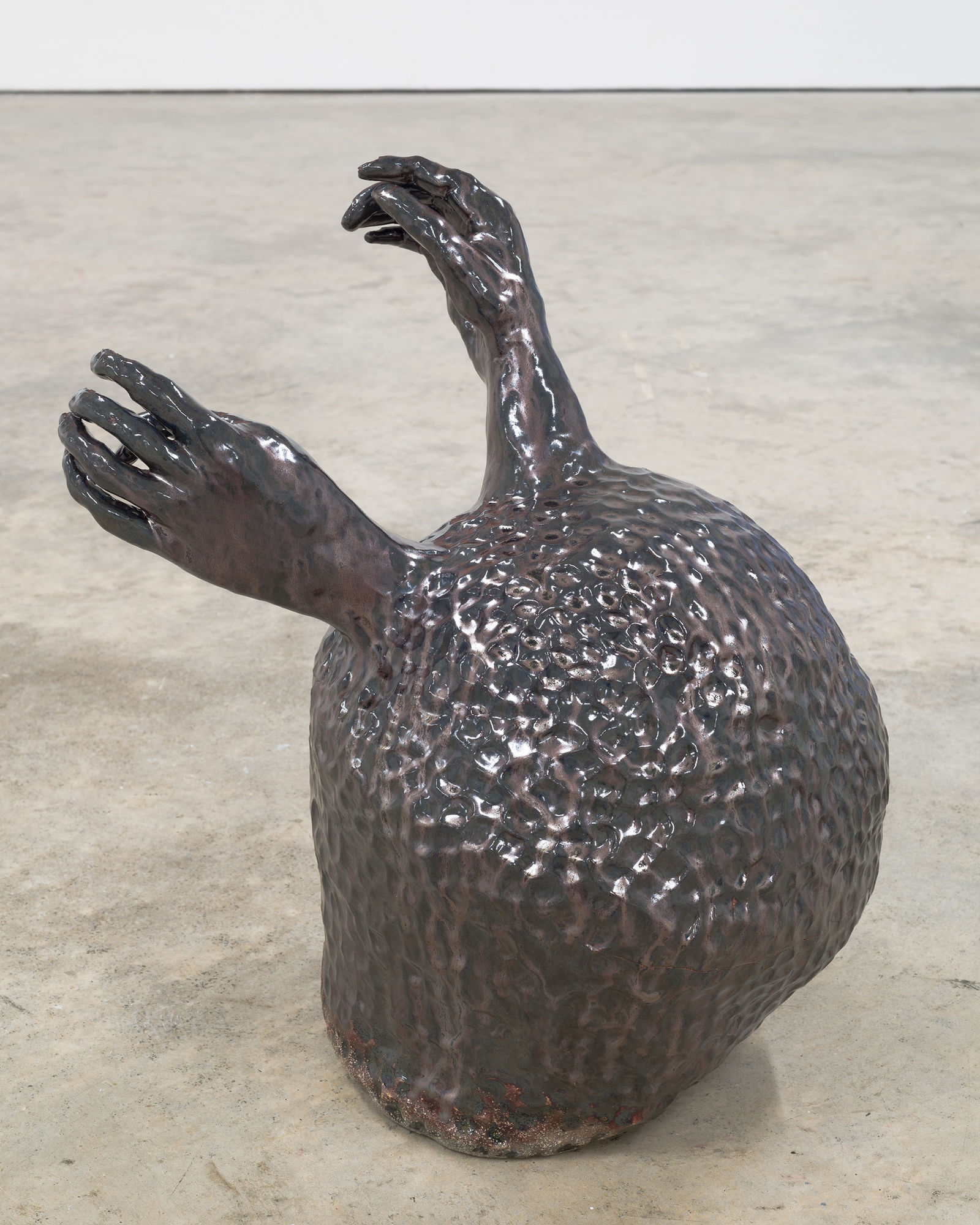 Lily German And I am risen 2021, Glazed earthenware, 45 x 32 x 32 cm