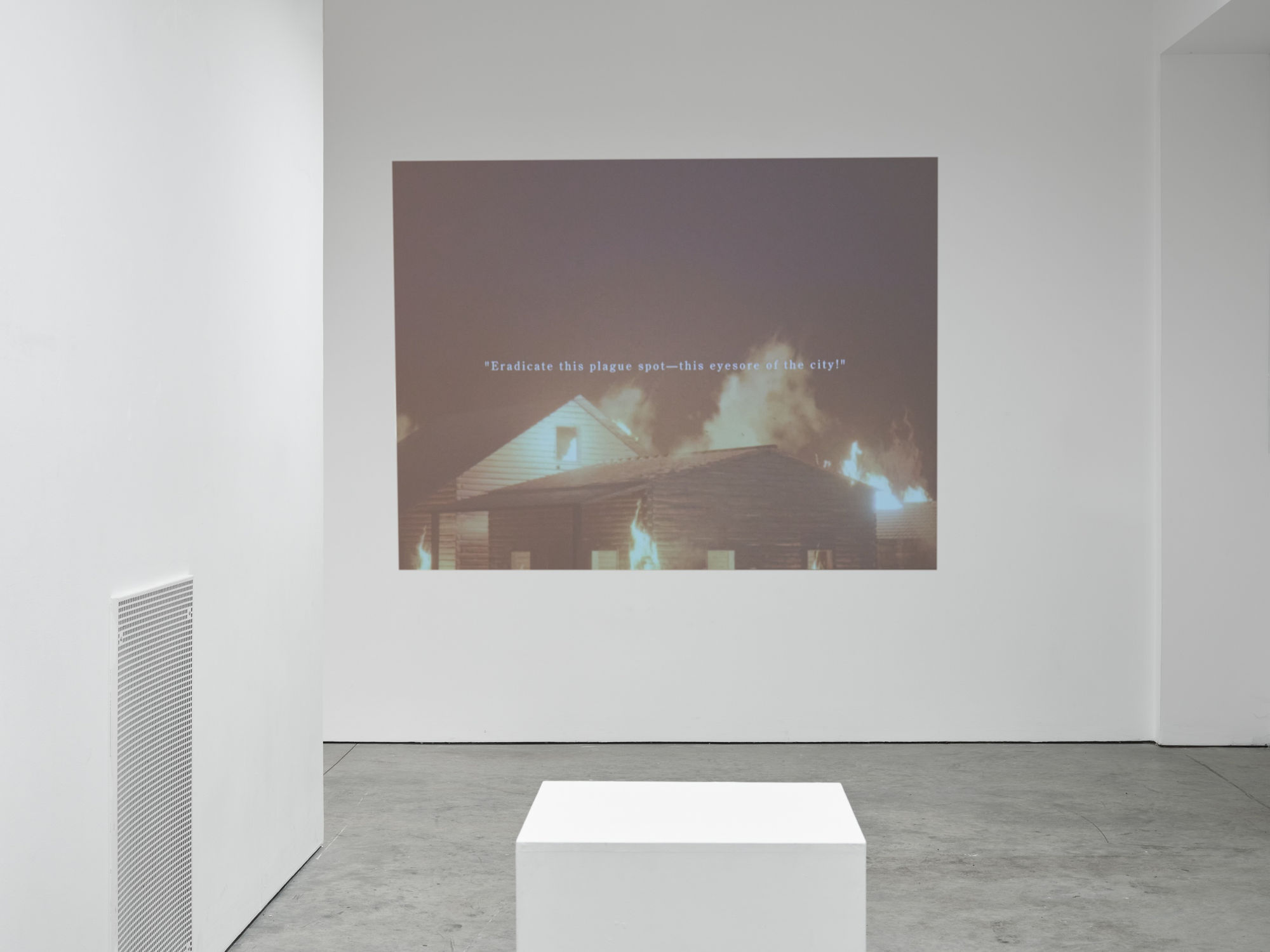 Installation view of In the Fire, 2 - 25 February 2023 Ground Floor Gallery Photo: Reinis Lismanic