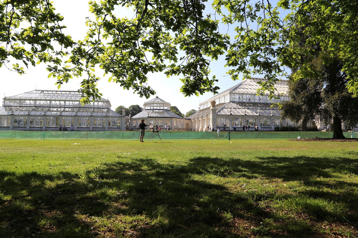 05 MAY 2018 KEW GARDENS, LONDON The Temperate House in the Afternoon Sun photo: Agata Byrne