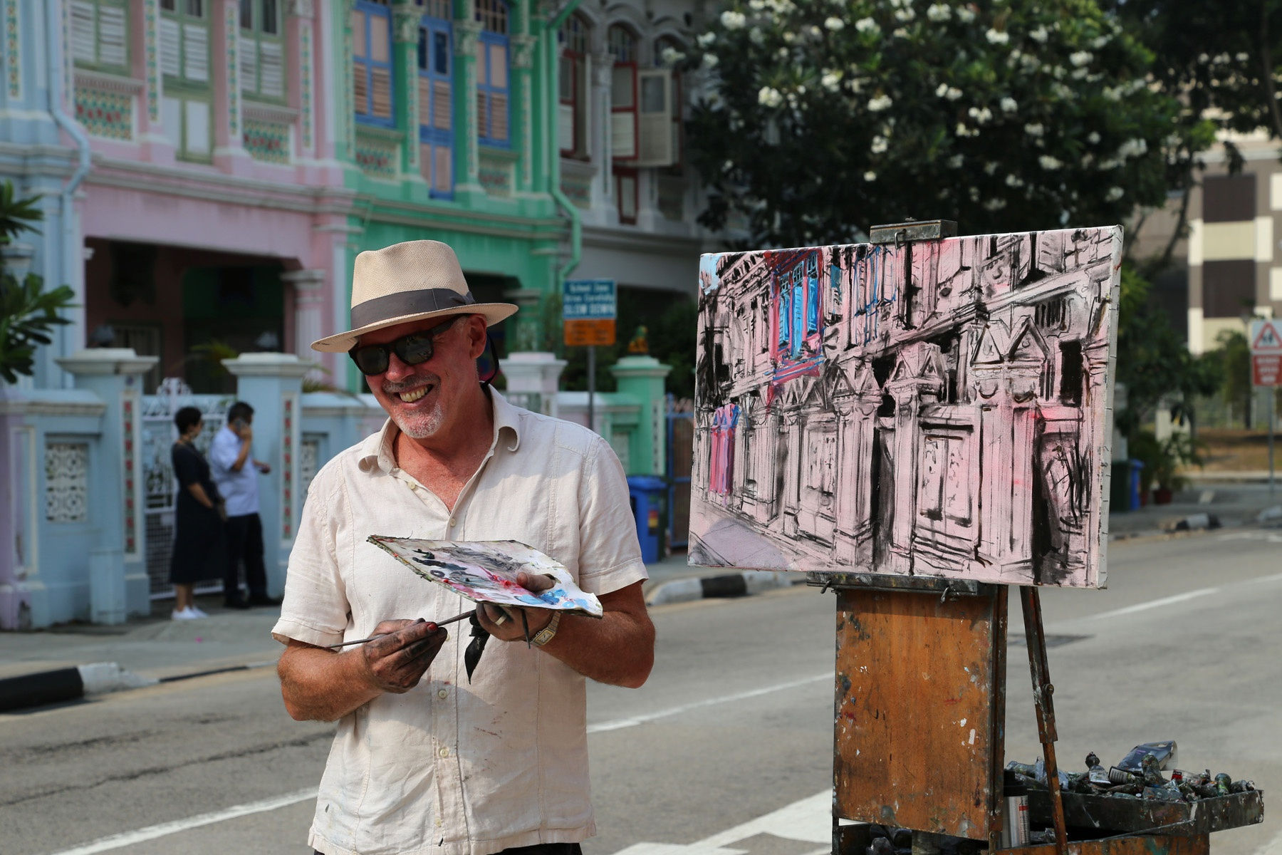 22 SEPTEMBER 2019 KOON SENG ROAD, SINGAPORE Colourful Peranakan Shophouses photo: Agata Byrne