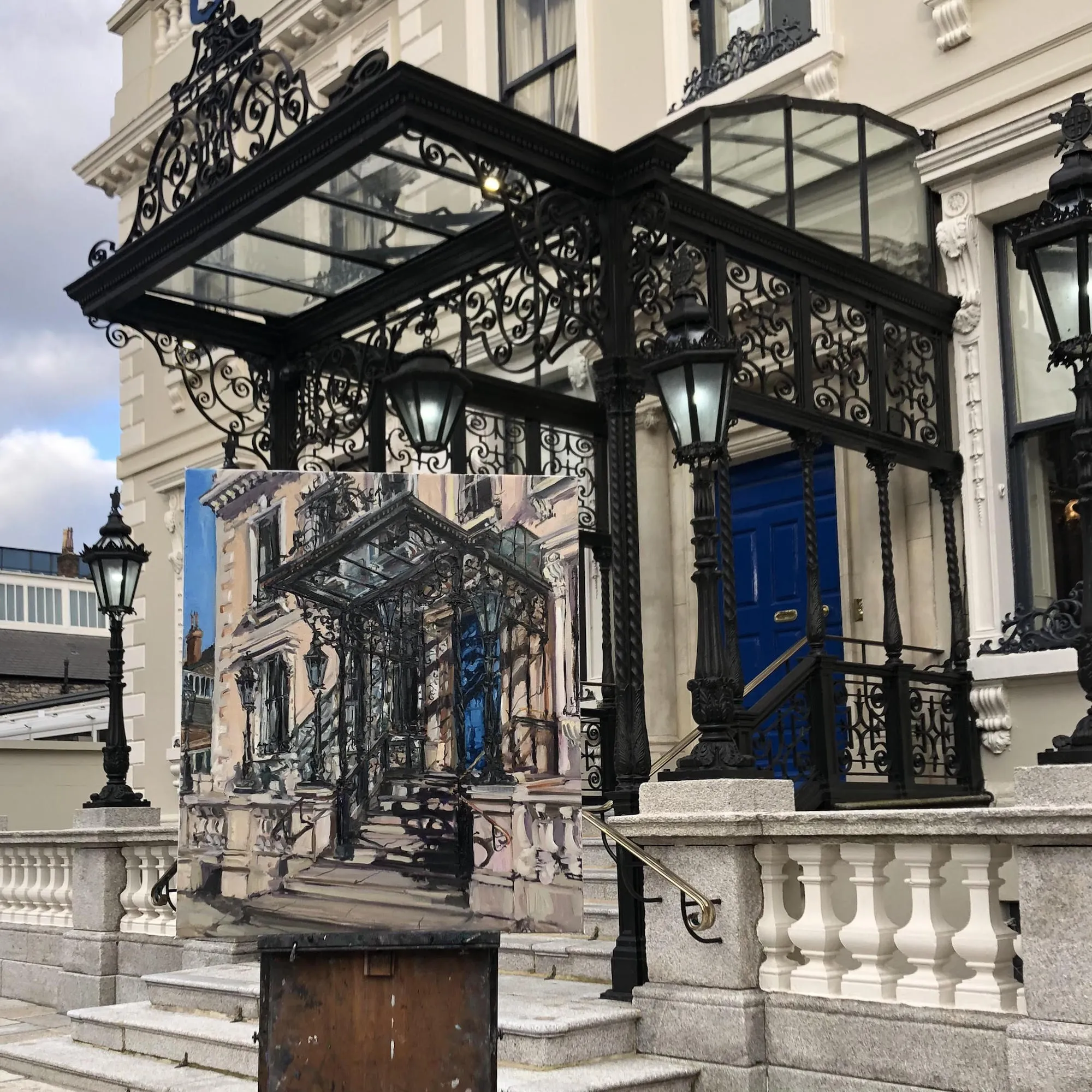 26 FEBRUARY 2021 THE MANSION HOUSE, DUBLIN Spring Shadows. Mansion House photo: Deirdre MacNally