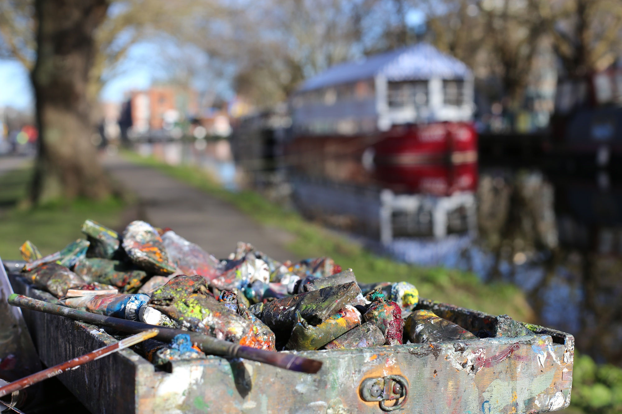 28 FEBRUARY 2021 GRAND CANAL, MESPIL ROAD, DUBLIN Grand Canal in Spring photo: Agata Byrne