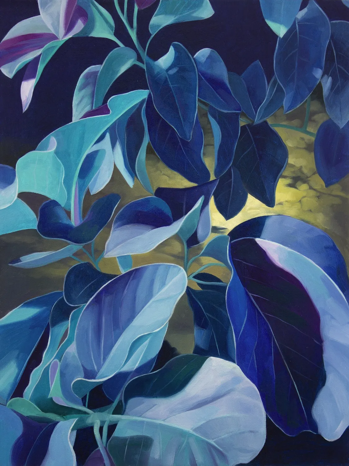 Xiao Wang Moonlight, 2020 Oil on canvas 9 x 12 in (22.9 x 30.5 cm)