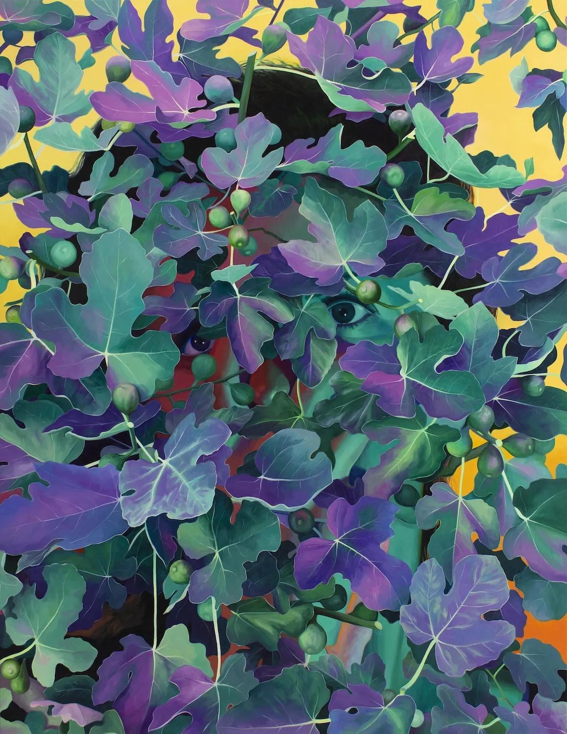 Xiao Wang Untitled , 2019 Oil on canvas 36 x 46 in (91.4 x 116.8 cm)