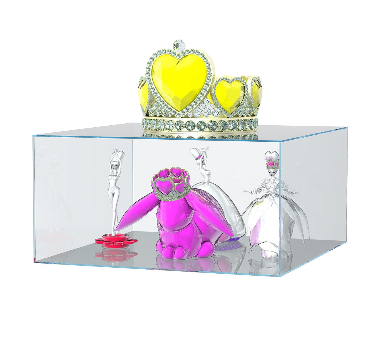 Lucid Dream, Black Rose, Glass Box