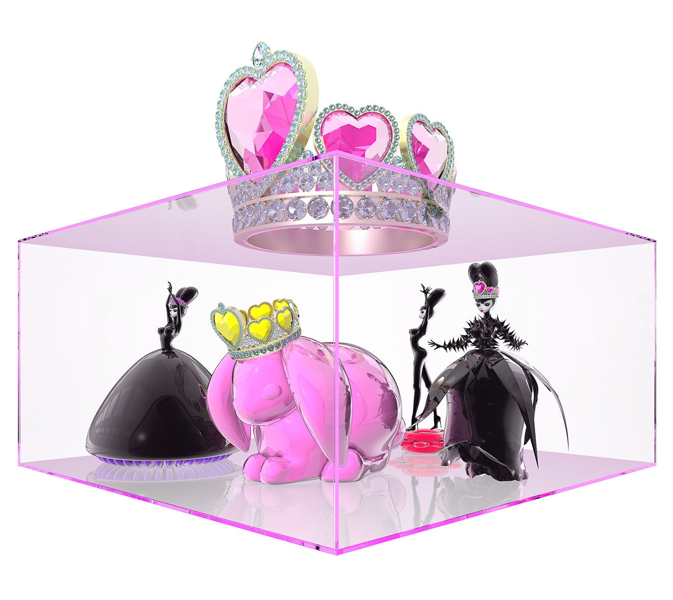 Lucid Dream, Black Rose, Glass Box