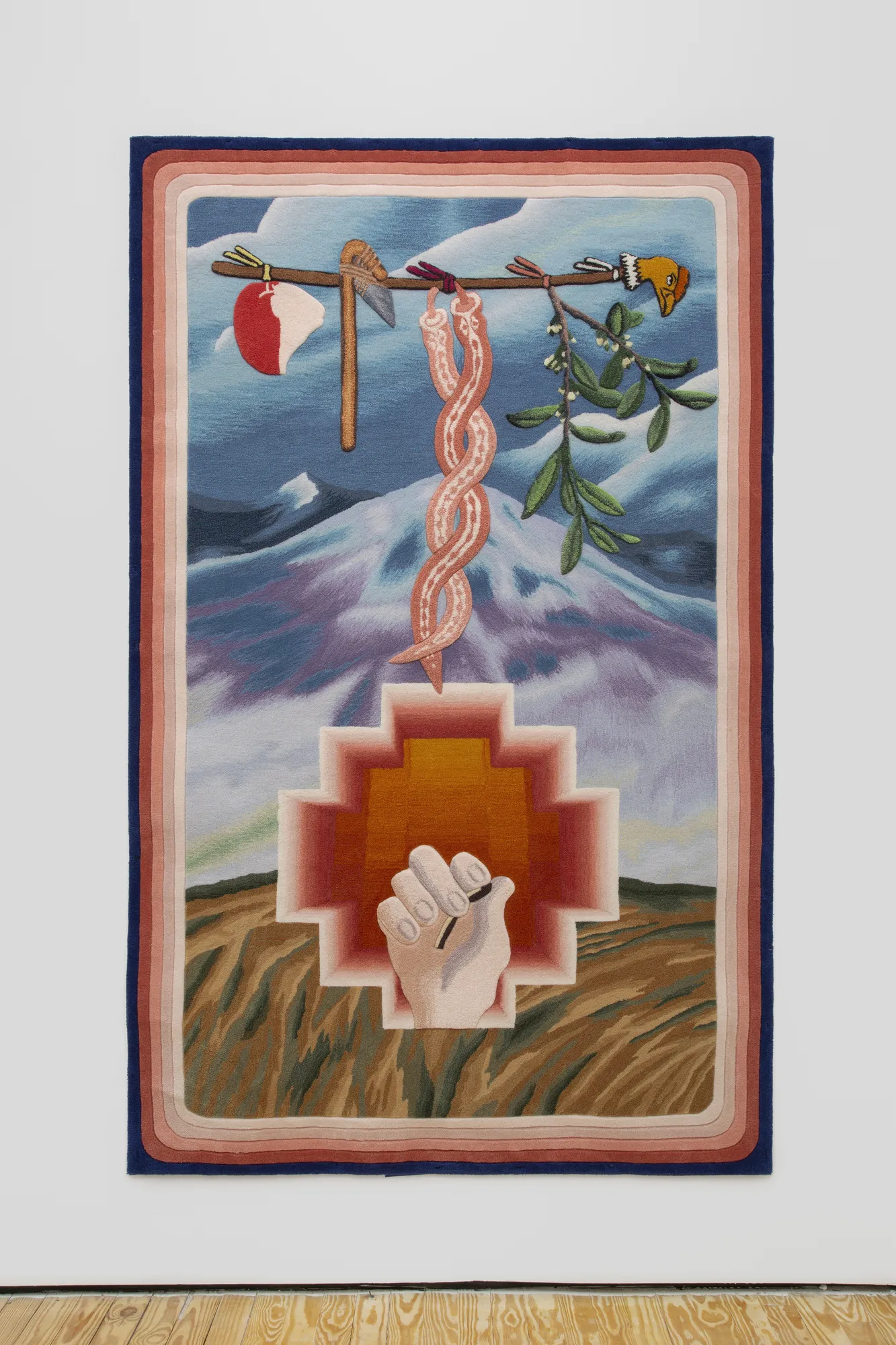 Huk Pacha, 2020 Tufting 250 x 156 cm | 98 3/8 x 61 3/8 in Edition 2/3 + 1AP $ 10,000.00