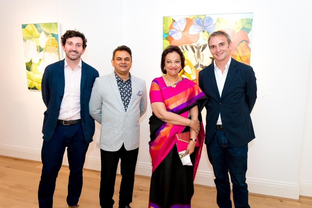 Charles Moore, Hon. High comissioner of Sri Lanka Ms. Amari Wijewardene, Premal Sanghvi and Conor Macklin
