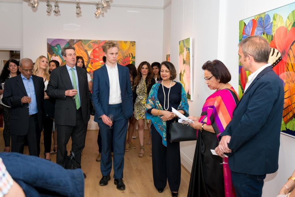 Hon. High comissioner of Sri Lanka Ms. Amari Wijewardene's adress inaugurates the show