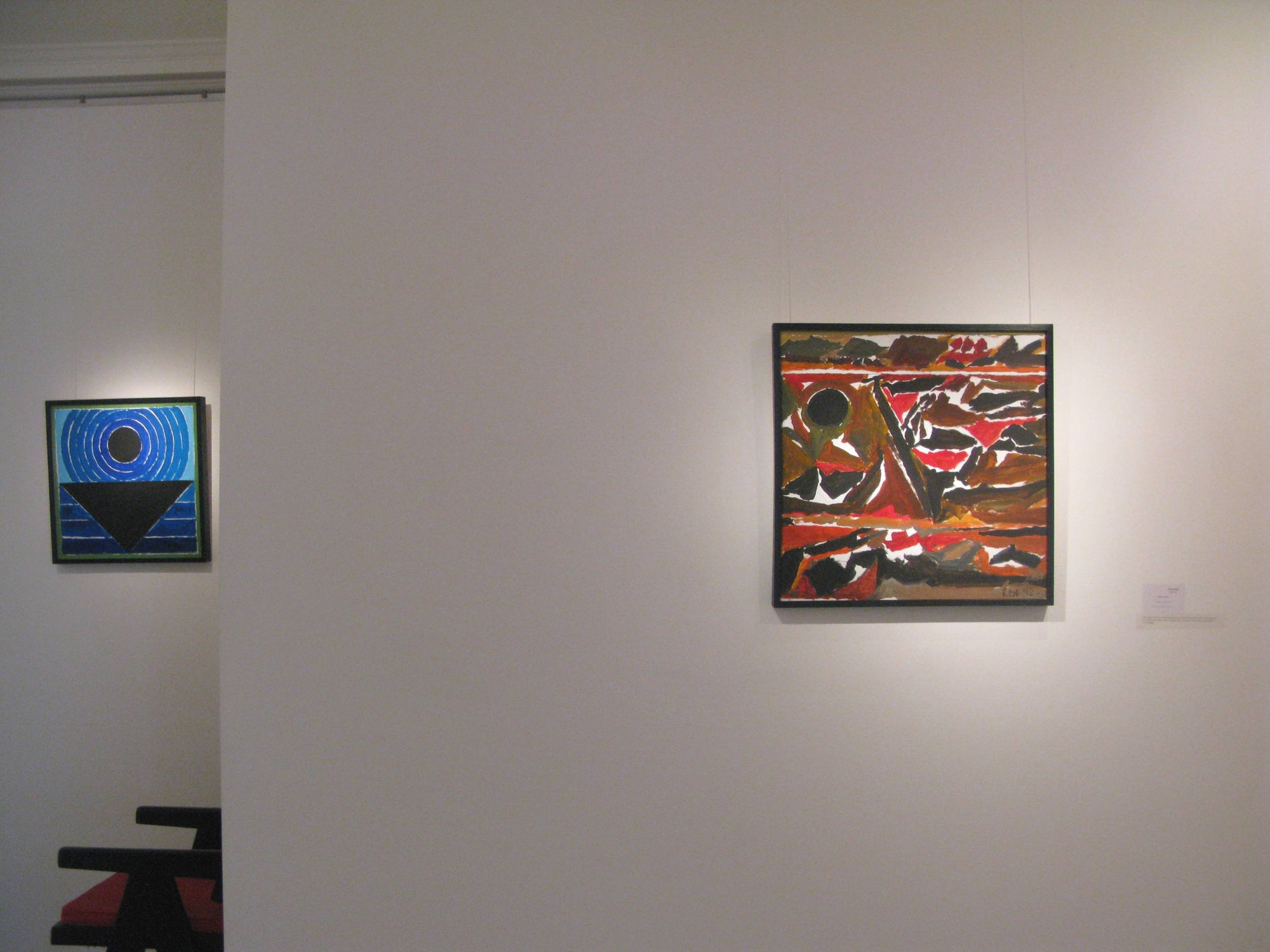 SH Raza, Bindu Vistaar installation shot