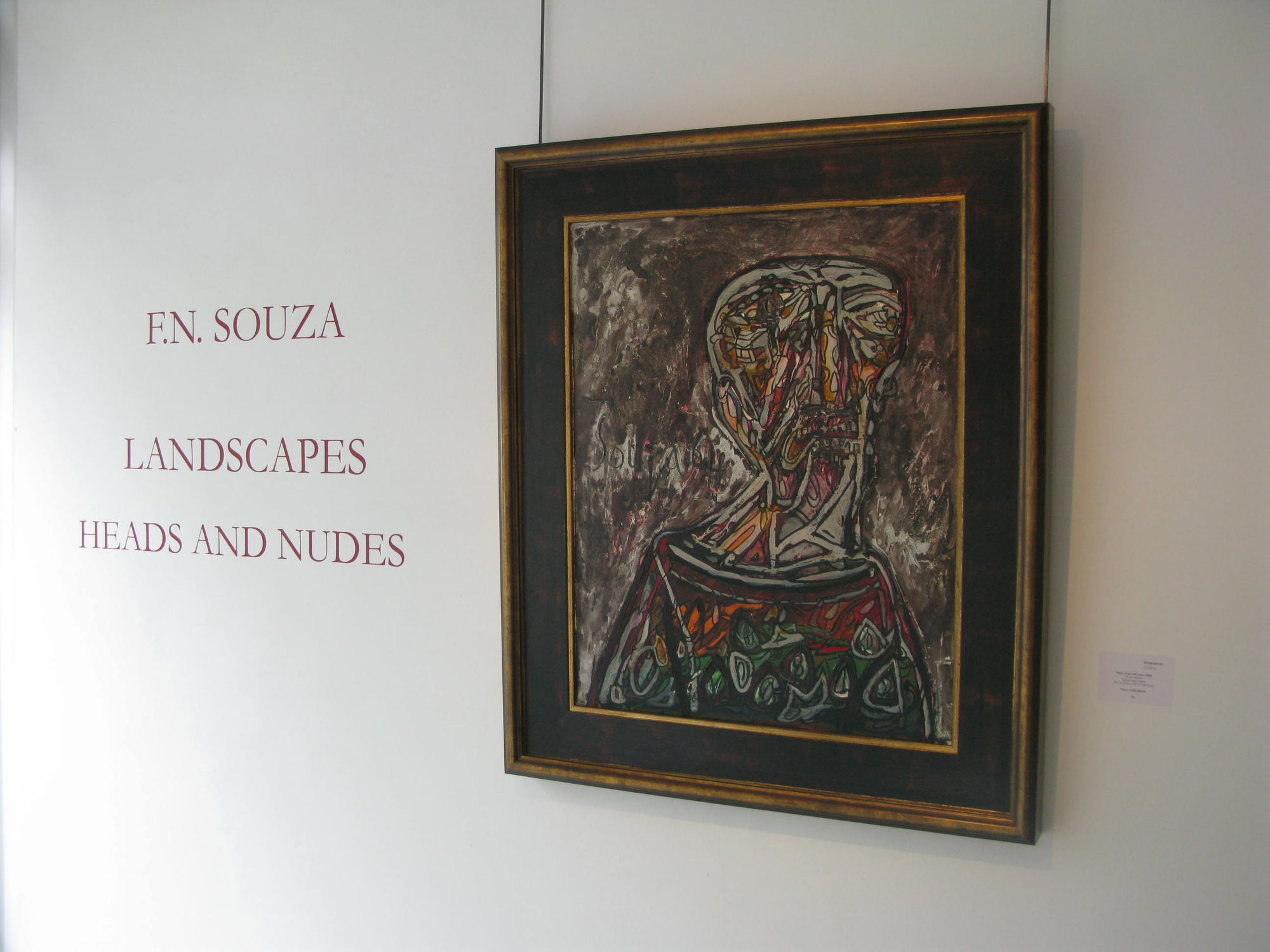 FN Souza, Heads/Landscapes/Nudes