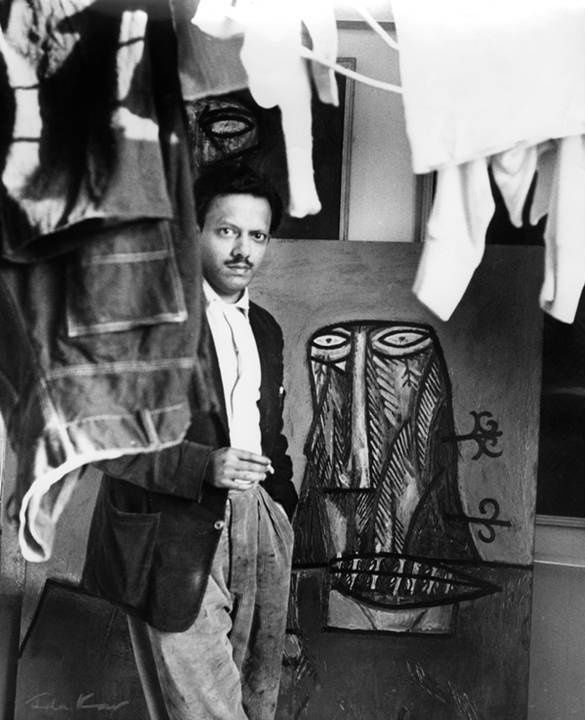 Ida Kar, F.N. Souza in his studio, 1958, limited edition of 10