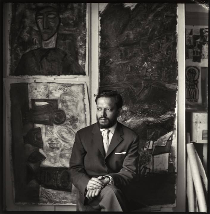 Ida Kar, F.N. Souza in his studio, 1958, limited edition of 10