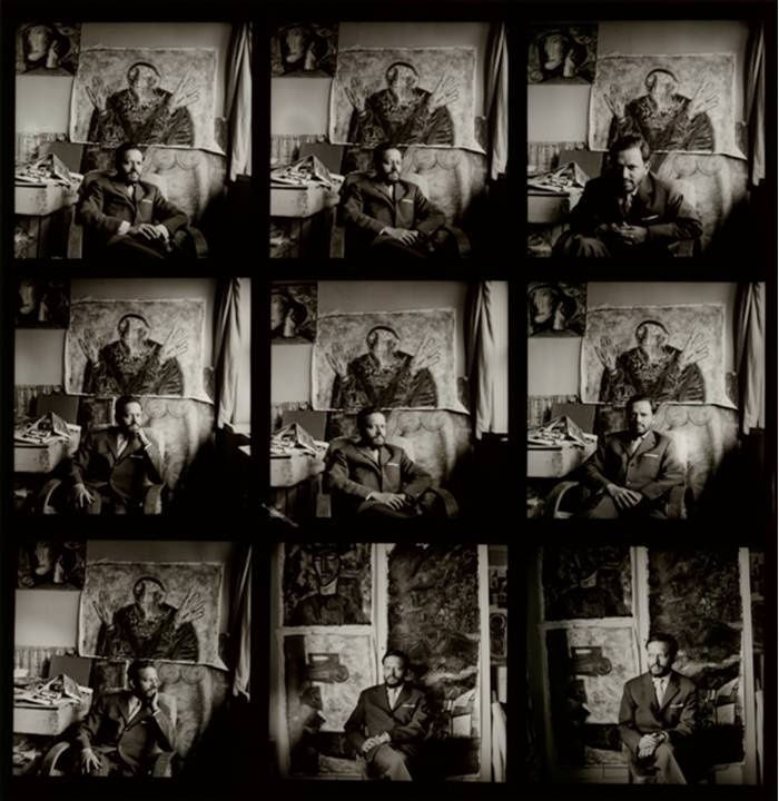 Ida Kar, F.N. Souza in his studio, 1958, limited edition of 10