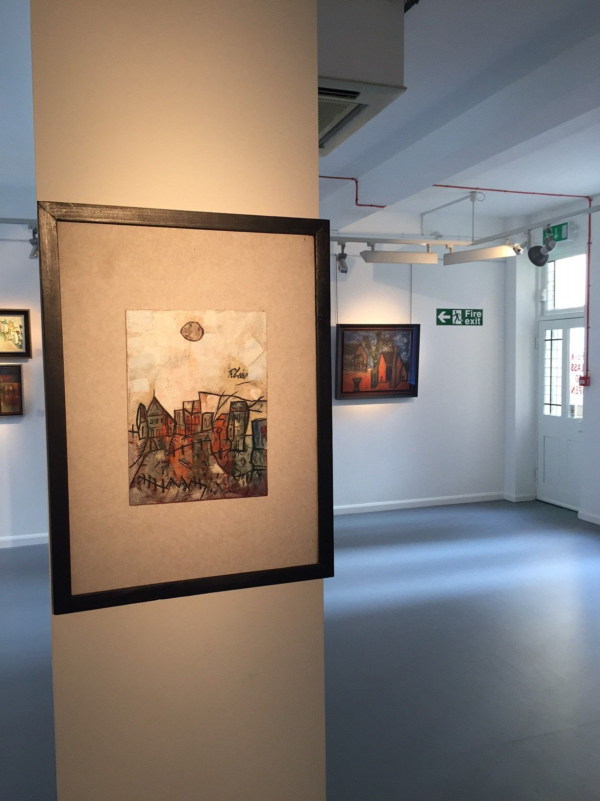 Installation shot: Indian Modernist Landscapes