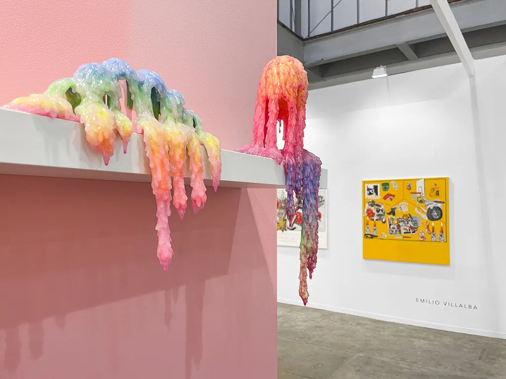 Installation shot of Zona Maco Art Fair Booth