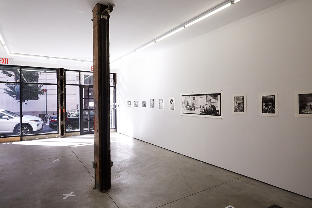 Installation image from Joel Daniel Phillips'  exhibition "Killing The Negative" at Hashimoto Contemporary NYC