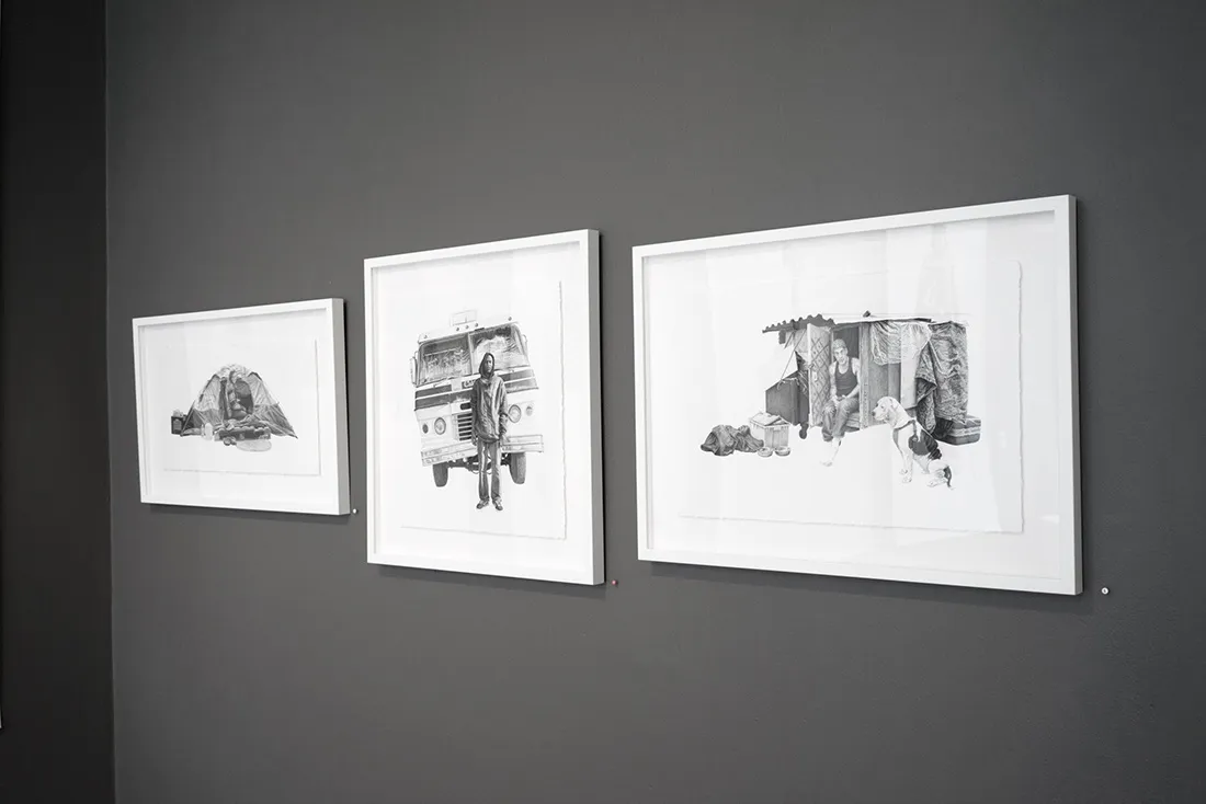 Installation image from Joel Daniel Phillips' solo exhibition Belongings 