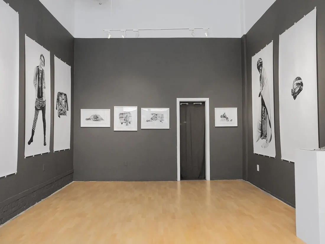 Installation image from Joel Daniel Phillips' solo exhibition Belongings 