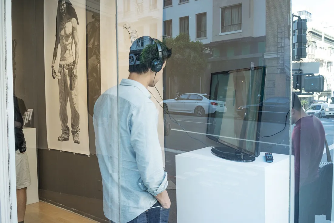 Installation image from Joel Daniel Phillips' solo exhibition Belongings 