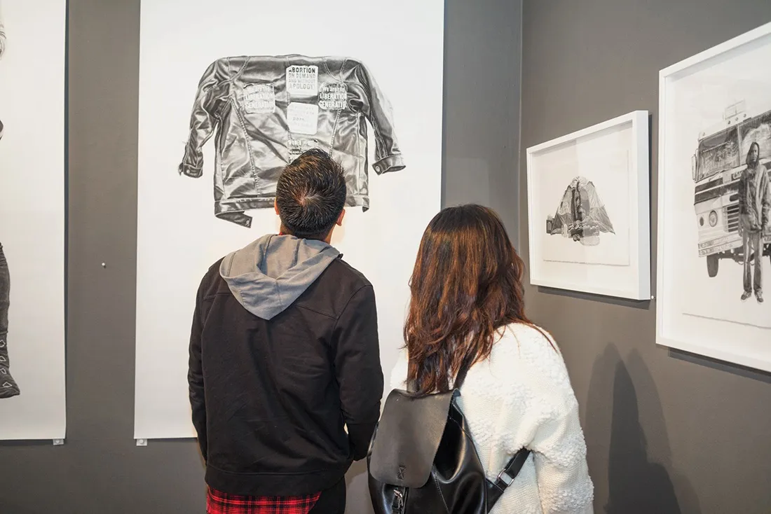 Installation image from Joel Daniel Phillips' solo exhibition Belongings 