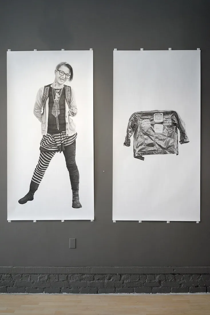 Installation image from Joel Daniel Phillips' solo exhibition Belongings 