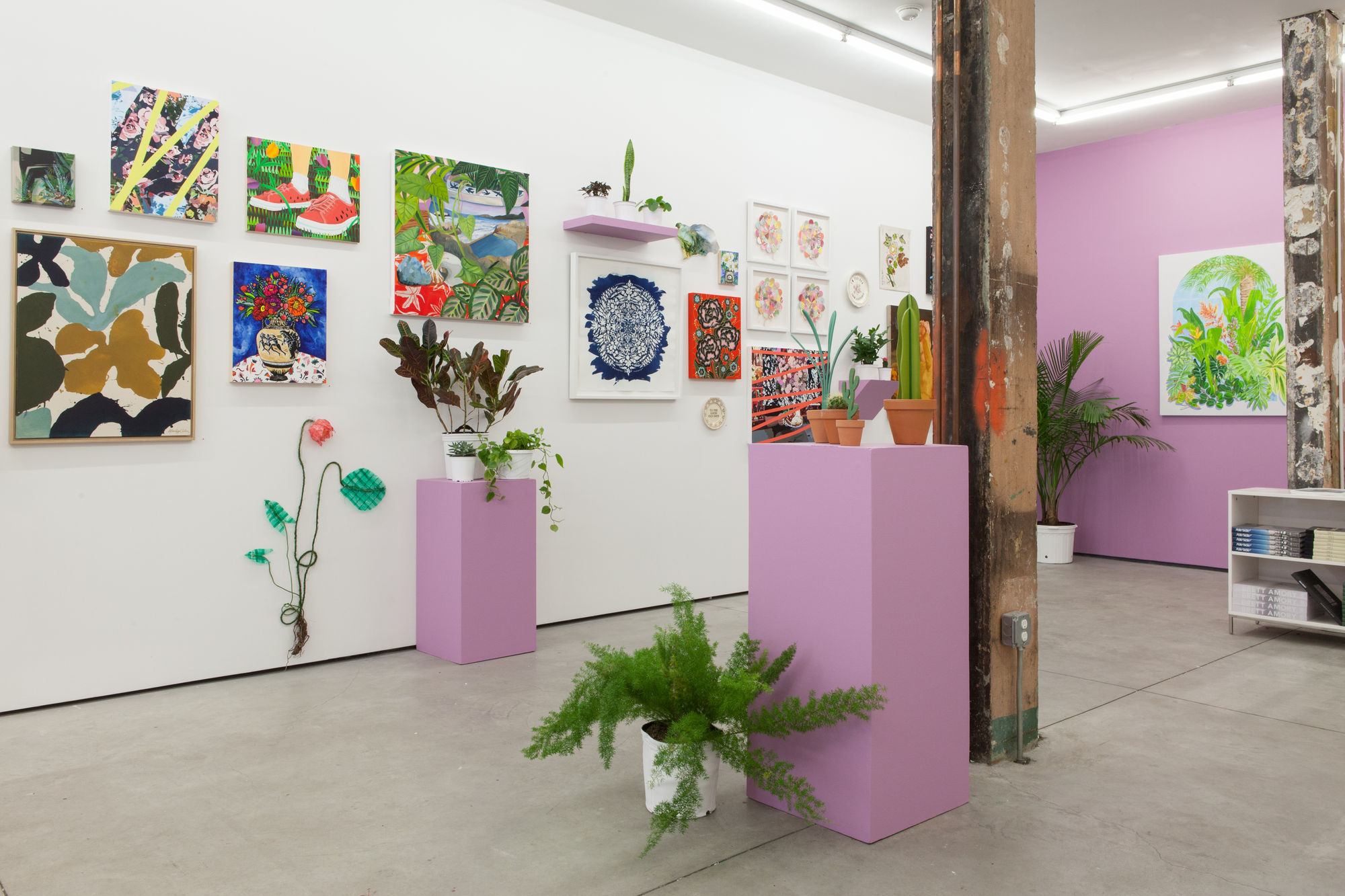 Installation image from "LUSH at Hashimoto Contemporary NYC