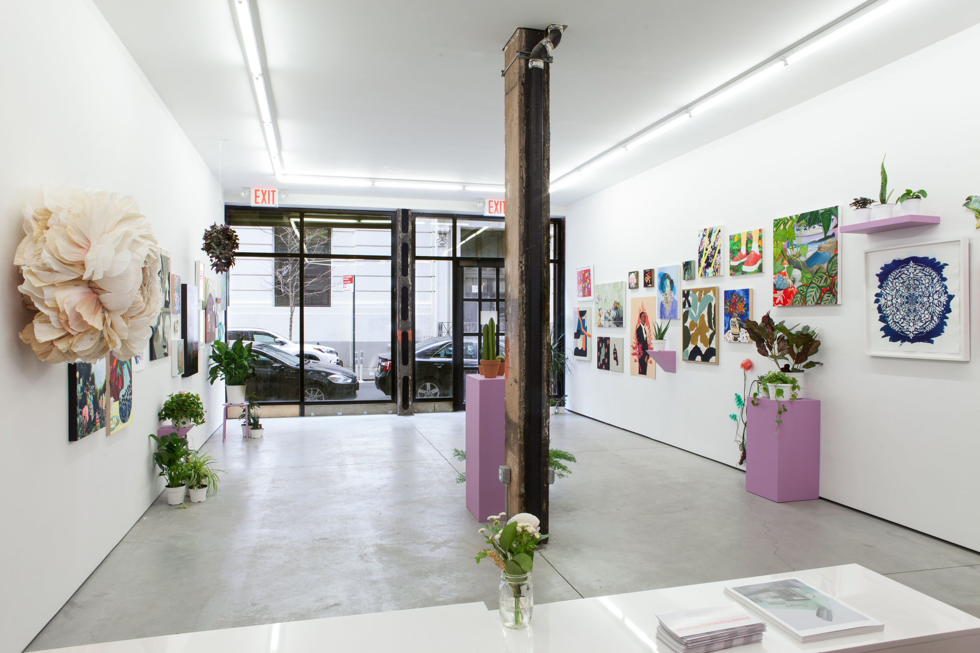 Installation image from "LUSH at Hashimoto Contemporary NYC