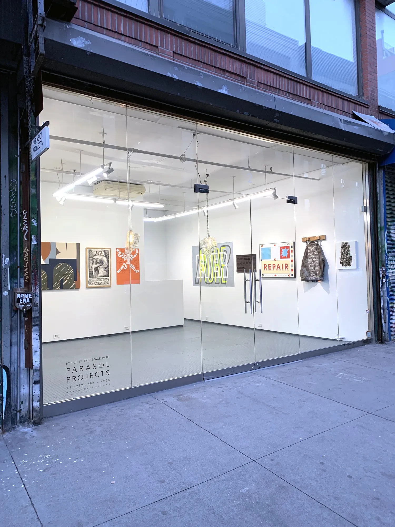 A Sign of the Times exhibition installation view