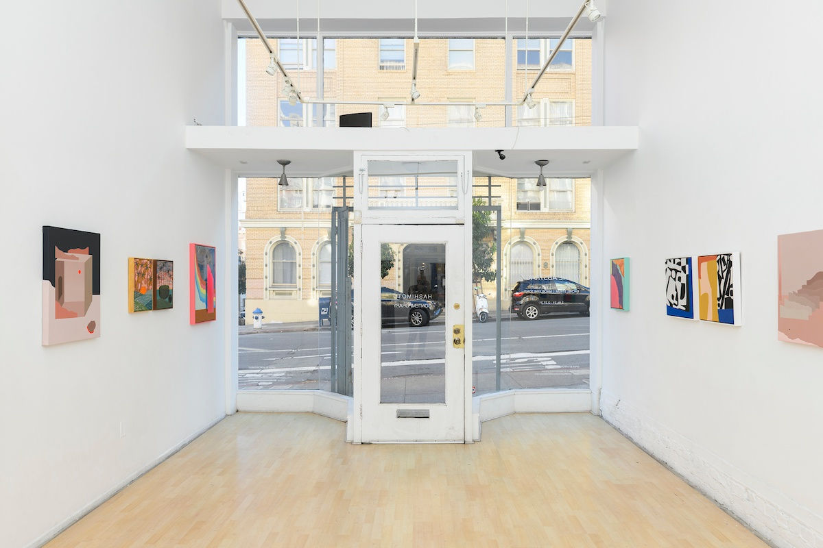 Installation image from the "In The Abstract" exhibition at Hashimoto Contemporary SF