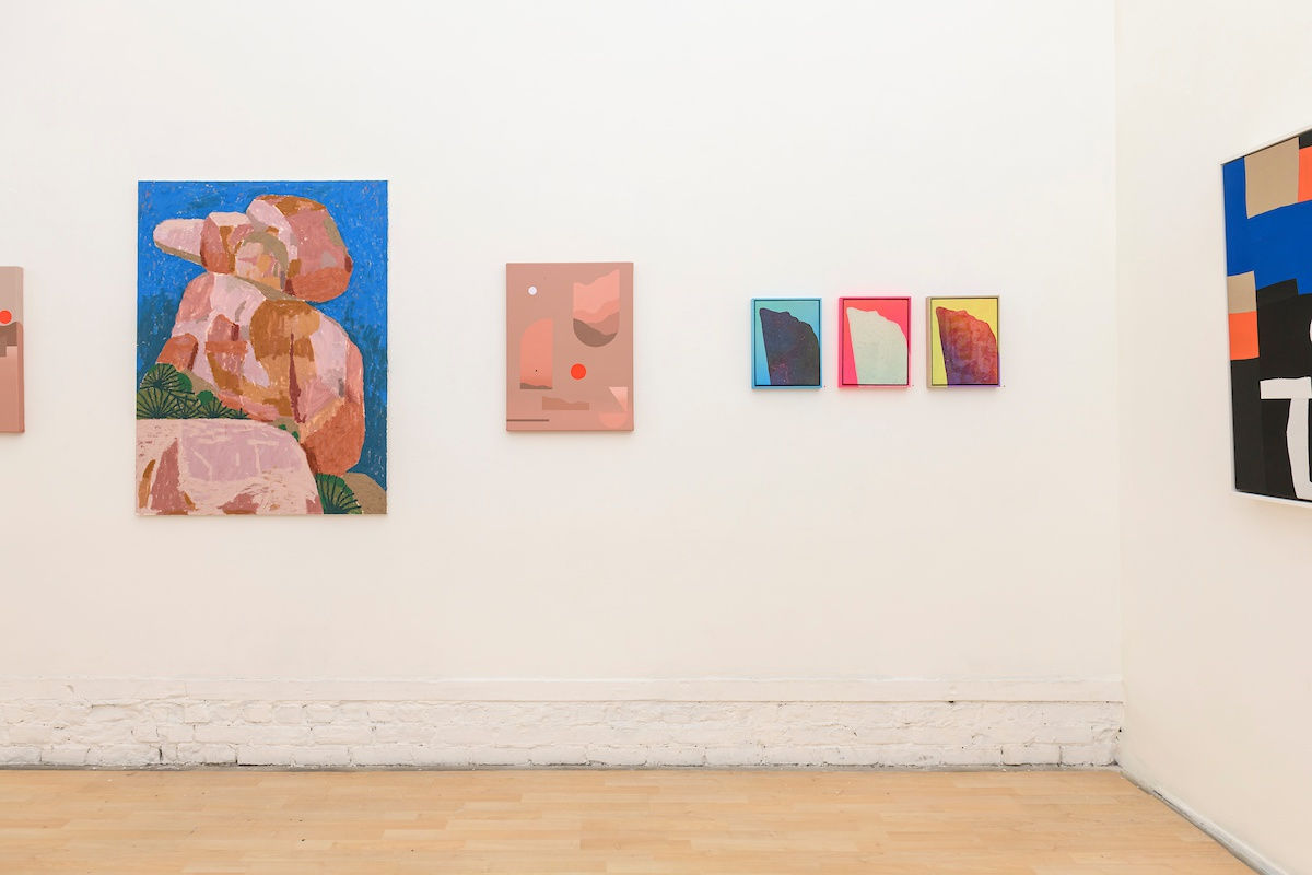 Installation image from "In The Abstract" exhibition at Hashimoto Contemporary SF