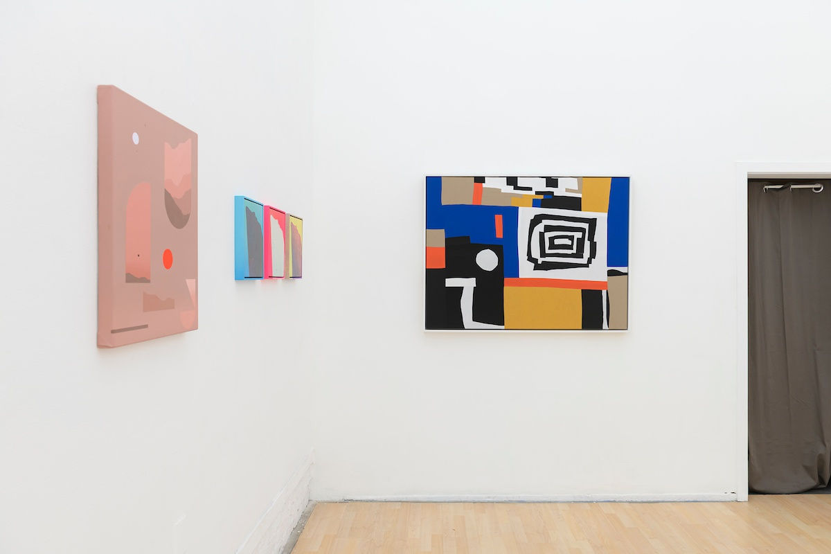 Installation image from "In The Abstract" exhibition at Hashimoto Contemporary SF