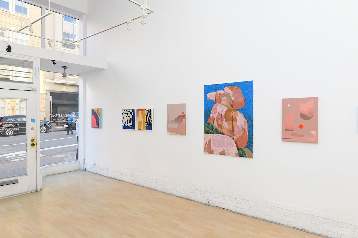 Installation image from the "4x8 Bridges" exhibition at Hashimoto Contemporary SF