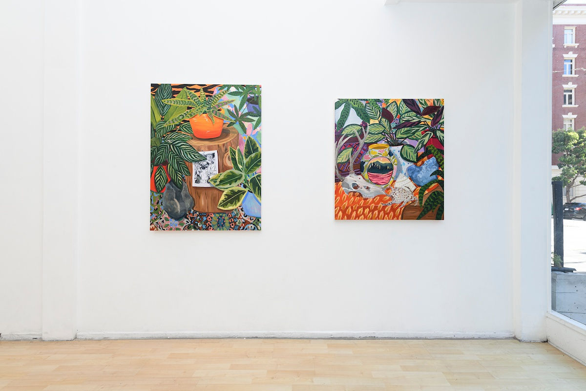 Installation image from the "4x8 Bridges" exhibition at Hashimoto Contemporary SF