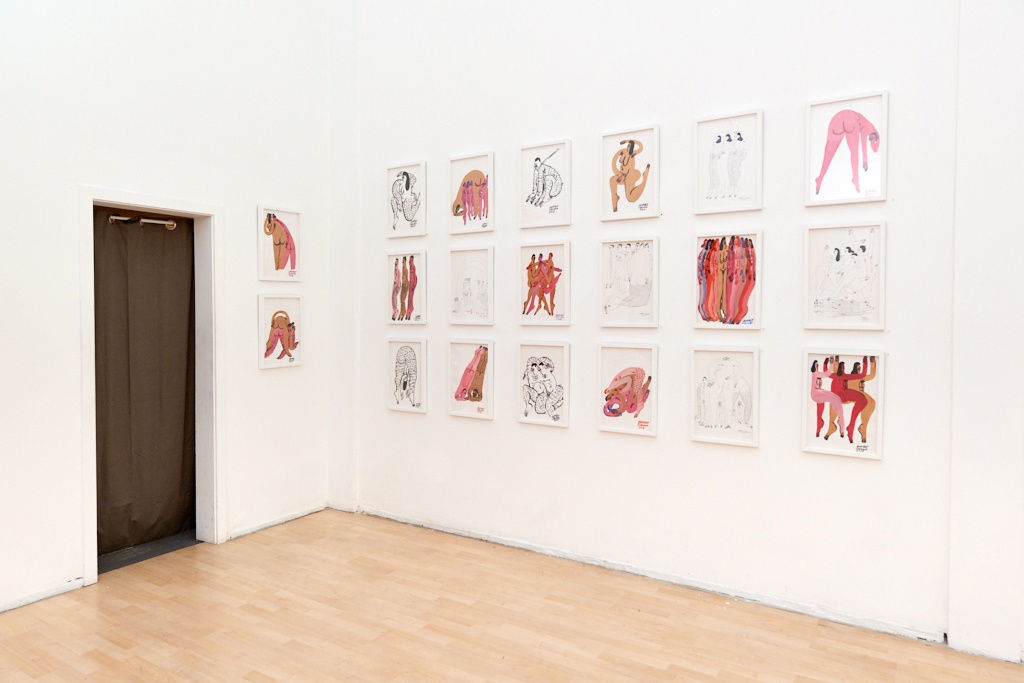 Installation image from Jeffery Cheung's "In Unity" at Hashimoto Contemporary SF