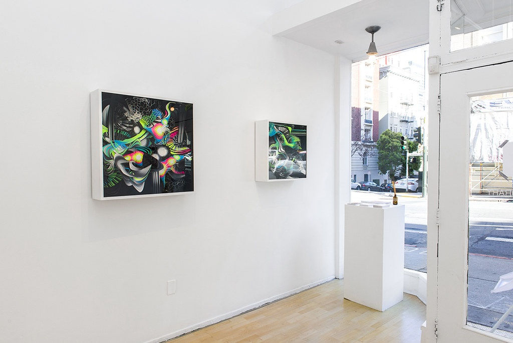 Crystal Wagner 'Microcosm' exhibition installation at Hashimoto Contemporary SF
