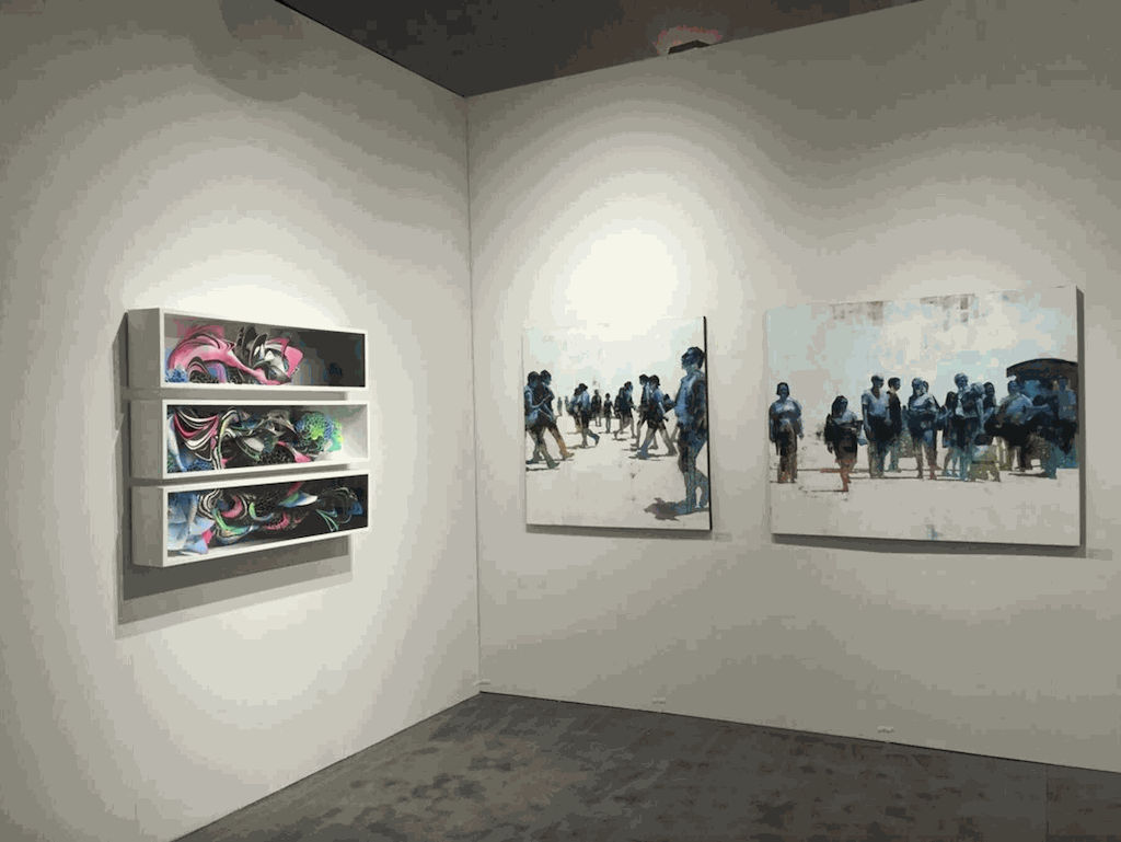 Installation image from the Hashimoto Contemporary booth at Miami Project 2015