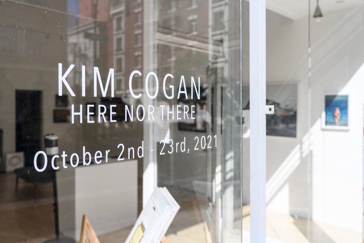 Installation image of Kim Cogan's "Here Nor There" at Hashimoto Contemporary SF