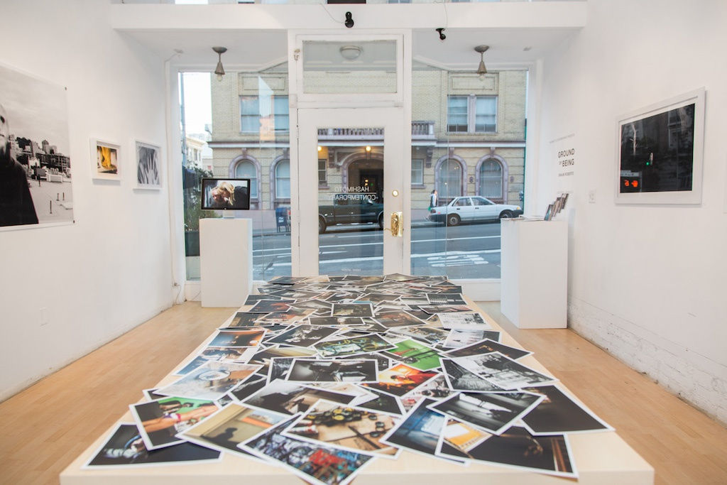 Installation view of Shaun Roberts solo exhibition at Hashimoto Contemporary in 2015
