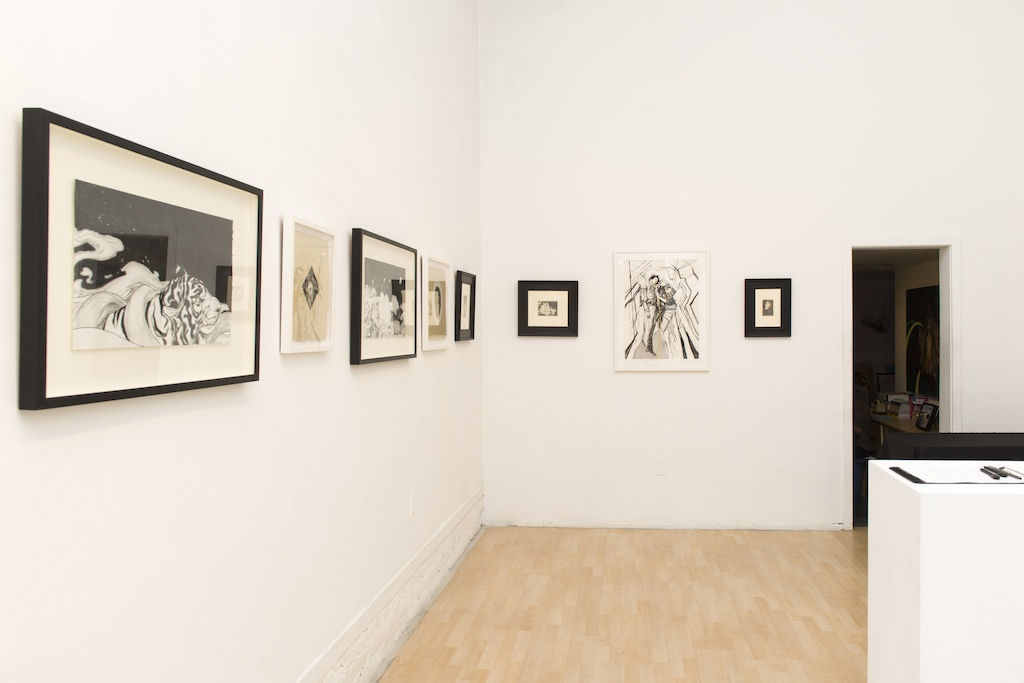 'Lore' group exhibition install 2014